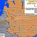 Map of killings. The four Einsatzgruppen are shown.