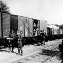 The Train contains Jewish forced laborers