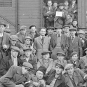 A Group of Hungarian forced laborers