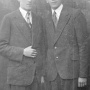 This is a photo of my Great Uncle Monolo Schreter and his brother Liebe from the 1930's.The photo is from Sighet, Romania 1930's.<br /><br />Liebe is on the left Monolo on the right.Monolo was my gramdmother Rivka's brother